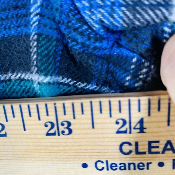 Dakota Flannel Shirt Mens  XL Plaid Outdoor Hiking Casual Button Up Blue - Picture 10 of 11